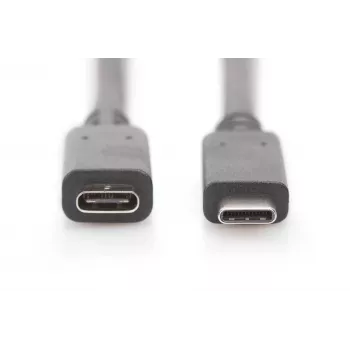 USB Type-C -jatkokaapeli Digitus AK-300210-007-S 0,7 m