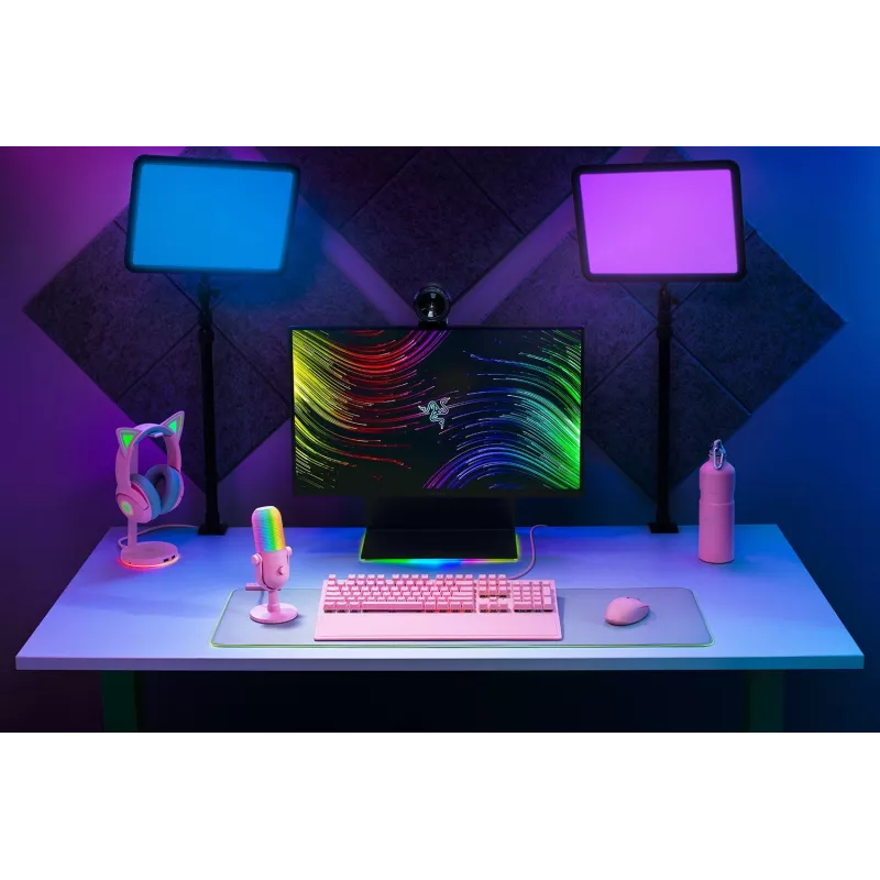 Razer Seiren V3 Chroma pinkki PC-mikrofoni