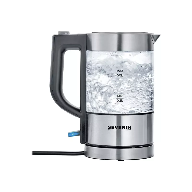 Severin WK 3472 vedenkeitin 0,5 l hopea 1 100 W (WK3472)