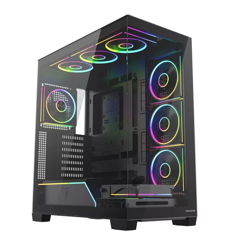 Modecom Volcano Stellar Plus ARGB Midi 8F musta