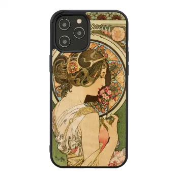 man and wood -puhelinkotelo iPhone 12 Pro Max – Primel musta