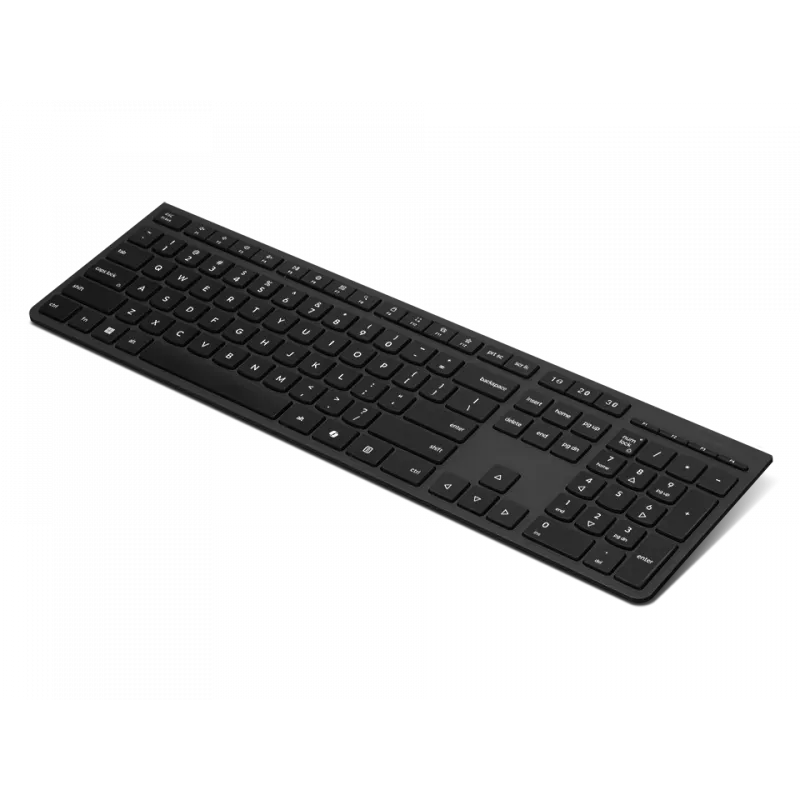 Lenovo Professional Wireless Rechargeable Keyboard AI langaton ladattava näppäimistö, virolainen asettelu, harmaa (4Y41R64545)
