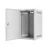 Lanberg WF10-2309-00S 9U 10 tuuman seinäkiinnitettävä laitekaappi, harmaa, metalliovi, 280x310 mm