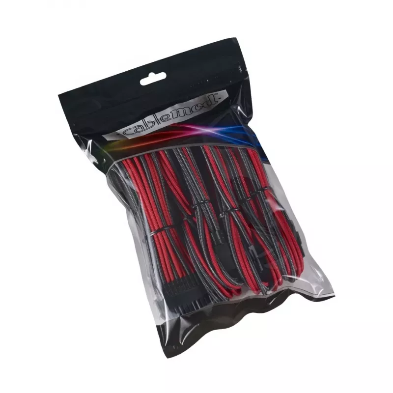 Sisäinen virtakaapeli CableMod CM-PCAB-BKIT-NKCR-3PK-R Carbon Red