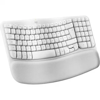 Logitech Wave Keys Mac-näppäimistö QWERTZ saksa valkoinen