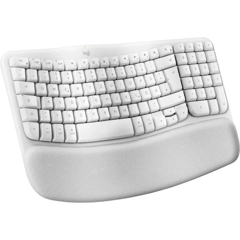 Logitech Wave Keys Mac-näppäimistö QWERTZ saksa valkoinen