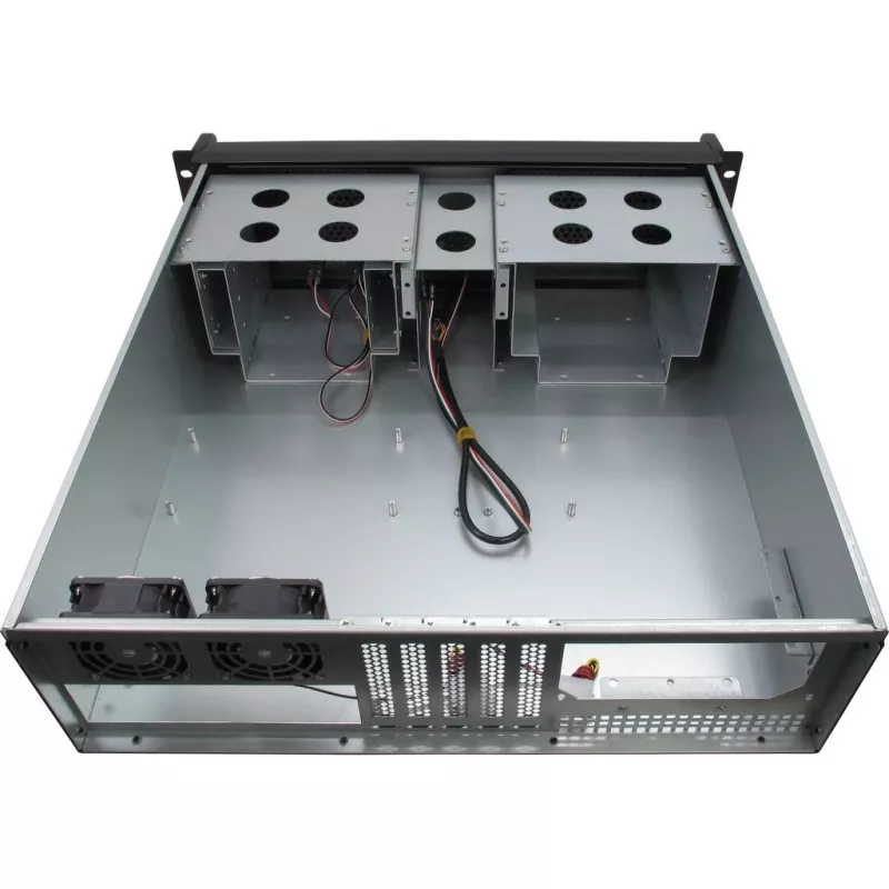 Inter-Tech 3U-3098-S rack musta