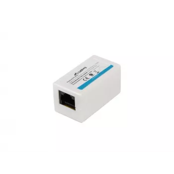 Verkkohaaroitin LANBERG AD-RJ45-RJ45-OU6 — valkoinen RJ-45 1 tulo 1 lähtö