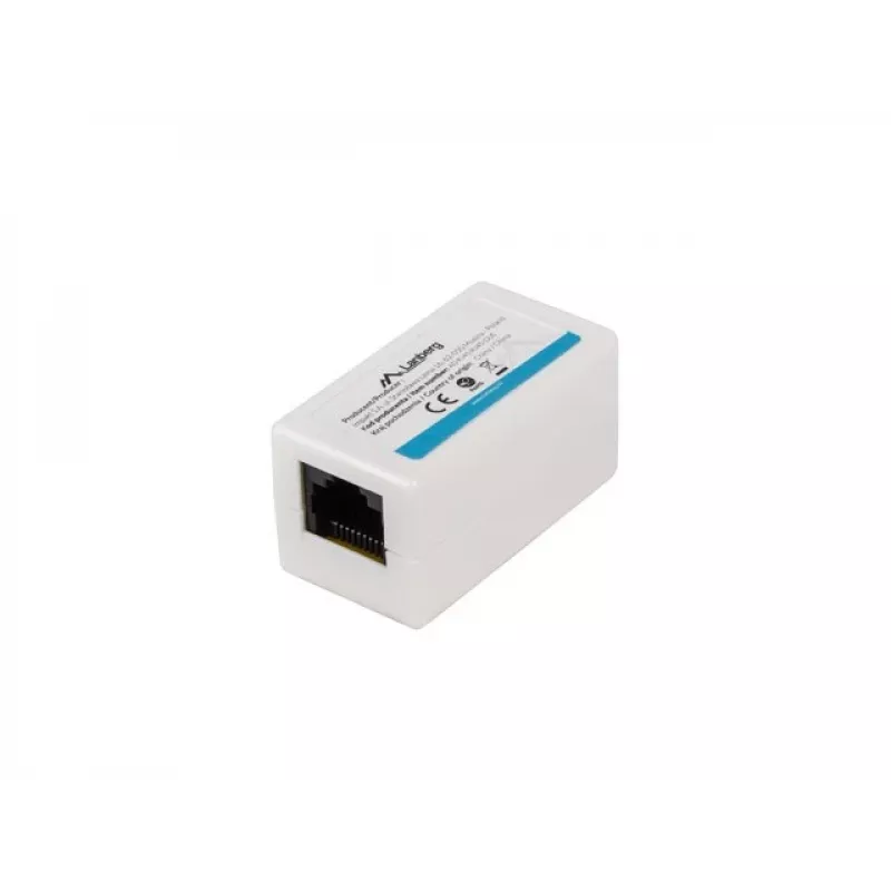 Lanberg AD-RJ45-RJ45-OU6 RJ45-jatkoliitin Cat.6 UTP, valkoinen