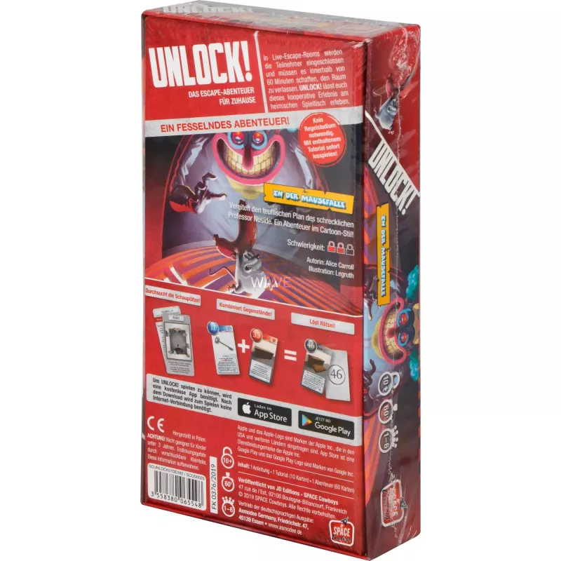 Unlock - In the Maustrap, seura­pelilaatikko 1B