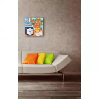 NeXtime kello 8170 Go van Go, 43x43 cm, seinäkello, monivärinen
