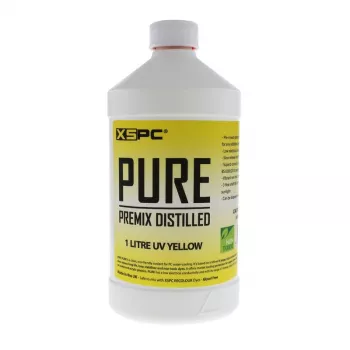 XSPC Pure jäähdytysneste, 1 litra - keltainen, UV
