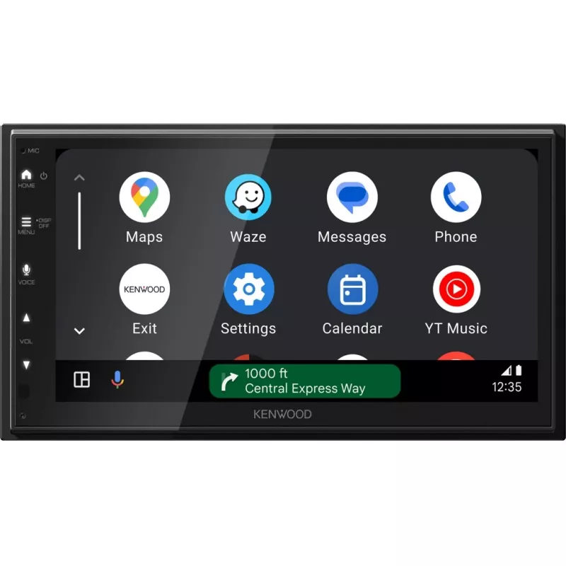 Kenwood Double-DIN monisoitin Android Auto, Apple CarPlay, DAB+ -virittimellä, liitäntä peruutuskameralle