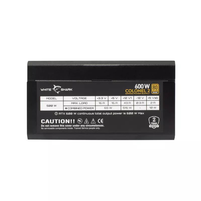 Virtalähde White Shark GPSU-B600S Colonel-2 600W