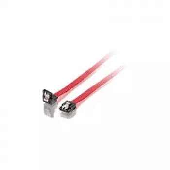 Equip SATA II sisäinen liitäntäkaapeli, 0,3 m, 0,3 m, SATA II, SATA 7-pin, SATA 7-pin, uros/uros, punainen