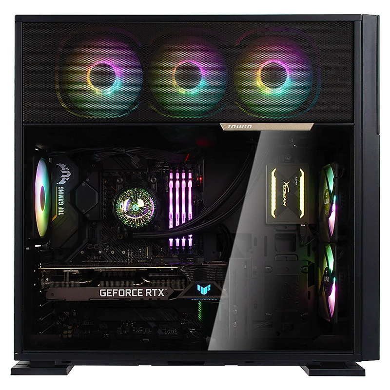 Tietokonekotelo In Win IW-CS-515BLK-1AL120 Midi-Tower musta