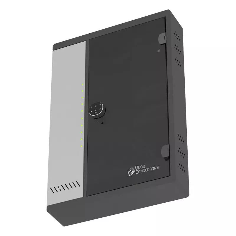 Good Connections seinälatauskaappi 11 laitteelle, USB-C, 30W portti