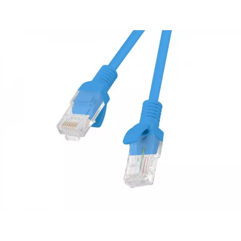 LANBERG PCU6-20CC-0300-B Cat6 U/UTP kytkentäkaapeli, 3 m, sininen, 10 kpl:n pakkaus