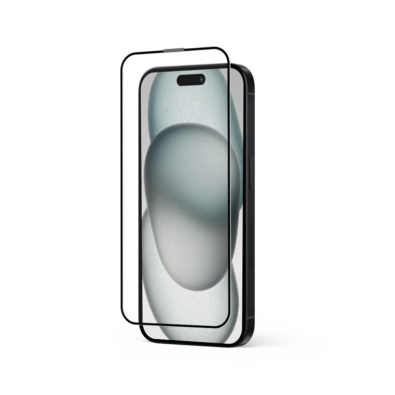 Karkaistu lasinäytönsuoja Crong CRG-AB3DAG-IP15 — 9H kovuus, 0,33 mm paksuus