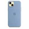 Apple iPhone 15 Plus silikonikuori MagSafe-yhteensopiva - talvisininen