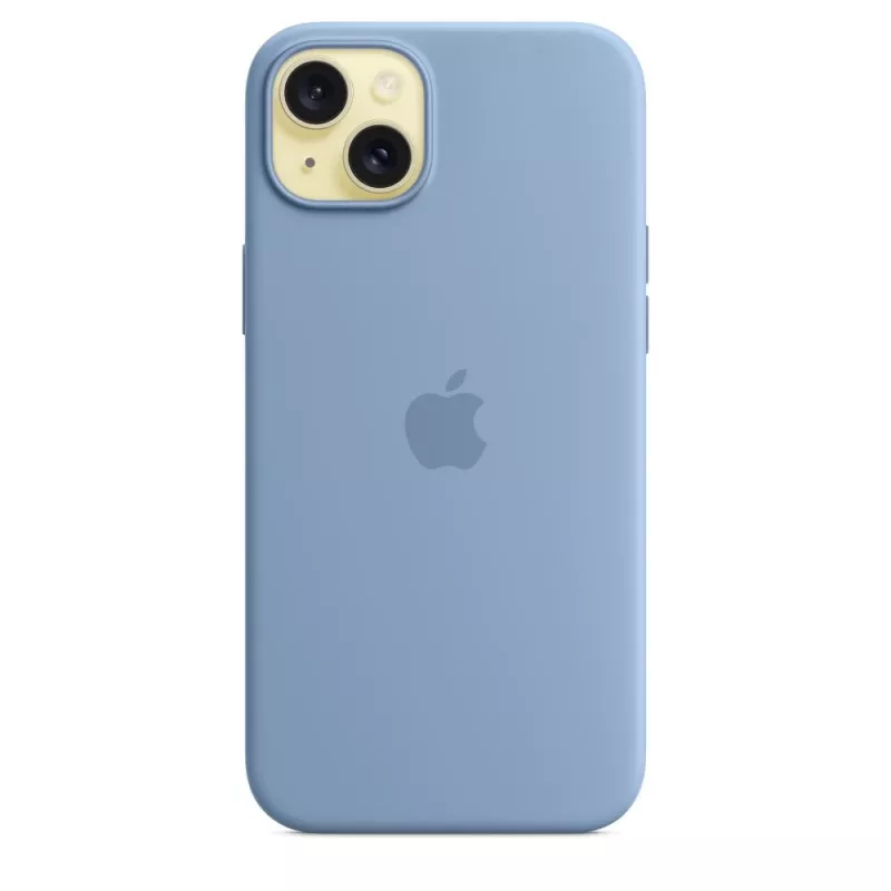Apple iPhone 15 Plus silikonikuori MagSafe-yhteensopiva - talvisininen