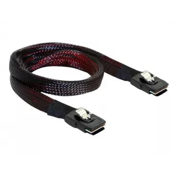 SAS-kaapeli DeLOCK 83073 0,1 m musta punainen