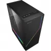 Sharkoon RGB FLOW Midi Tower ATX ilman virtalähdettä USB/audio