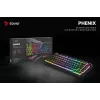 Pelikäyttöinen näppäimistö Savio SAVGK-PHENIX RED PUDDING mekaaninen RGB langaton