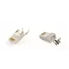 RJ45-liitin GEMBIRD CAT7 8P8C kullattu 15µm FTP/SFTP 50 kpl:n pakkaus