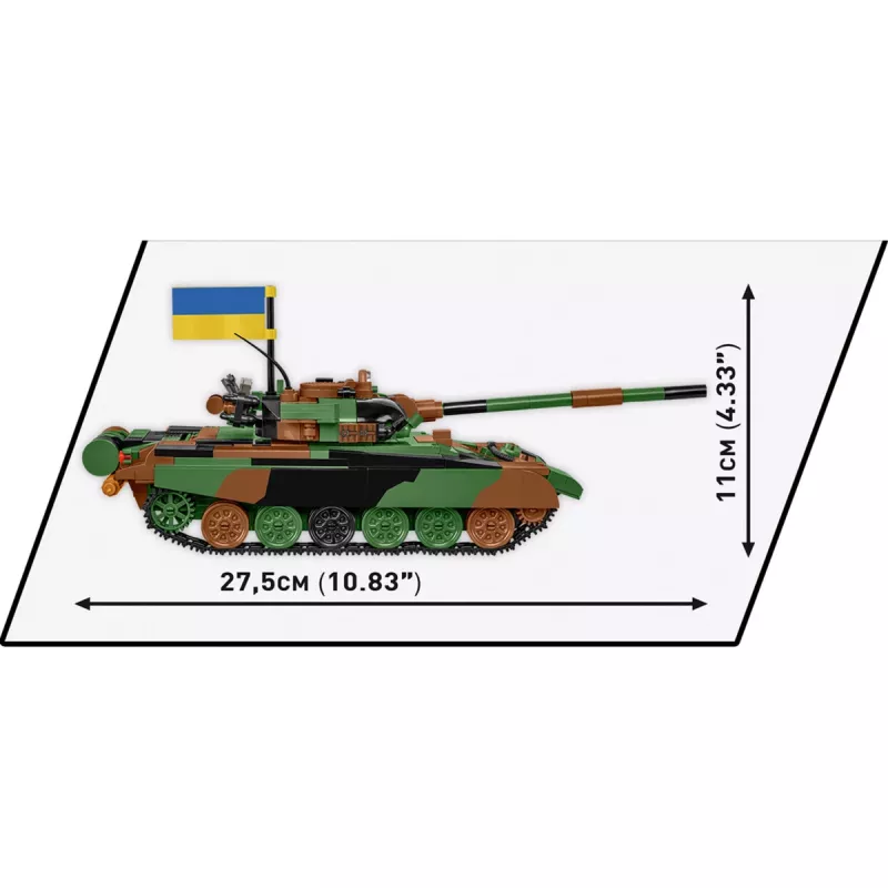 Rakennussarja COBI T-72M1R PL/UA asevoimat 724 osaa