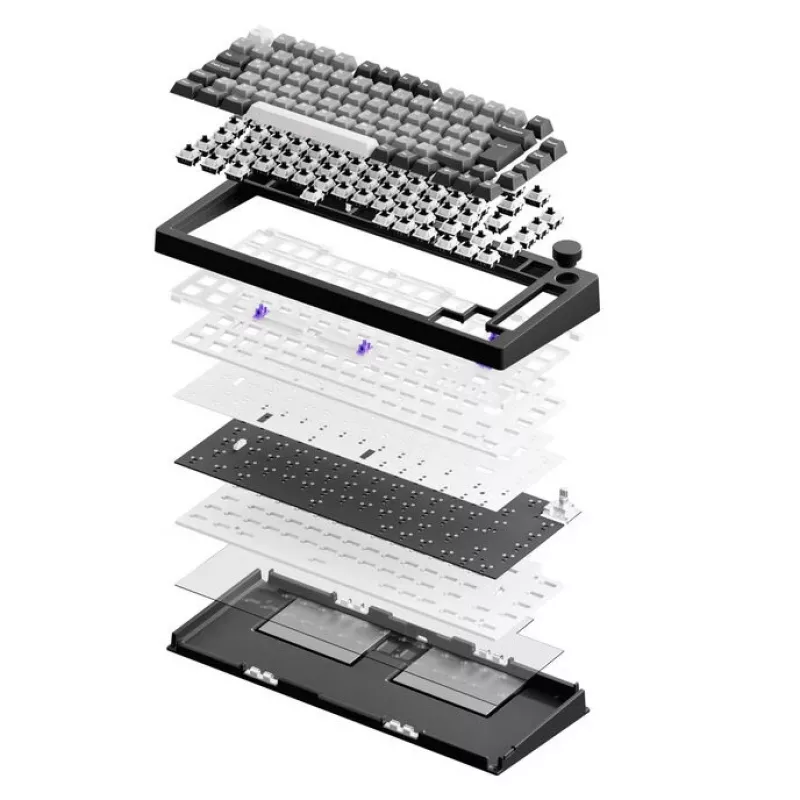 Mekaaninen barebone-sarja näppäimistöille AKKO Monsgeek M1 V5 ISO Dark Night, ISO-asettelu, barebone