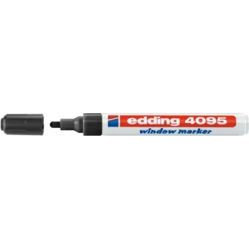 Liitukynä Edding 4095 musta 10 kpl