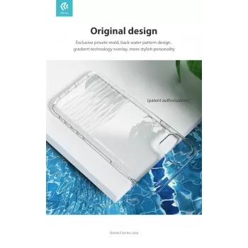 Devia Ocean2 Series -suojakotelo iPhone 11 Pro -puhelimelle, läpinäkyvä, ohut läpinäkyvä muotoilu
