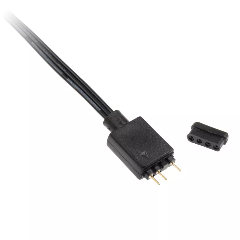 Kaapeliadapteri Kolink 4-pin tuuletin 3-pin 5V ARGB, 0,4 m