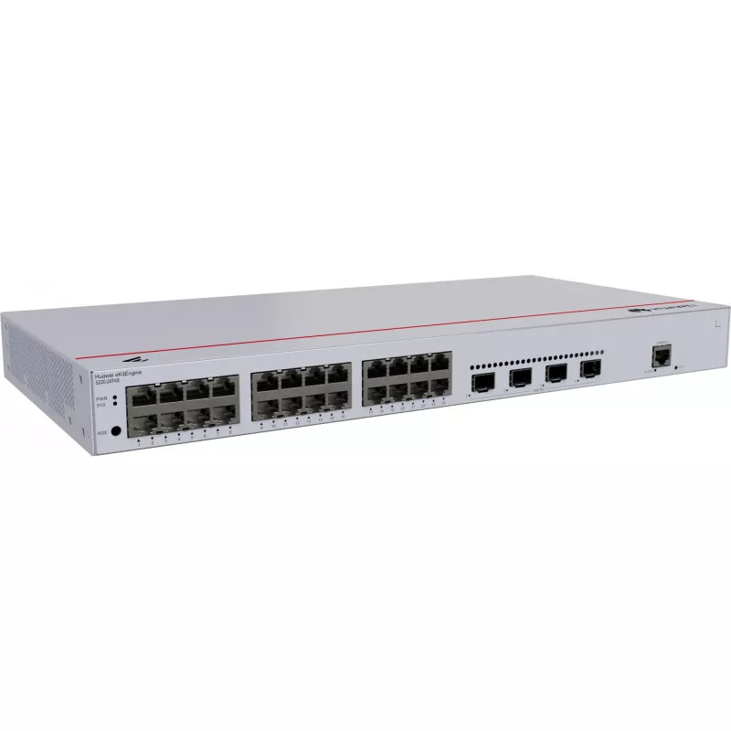 HUAWEI eKit S220 Series S220-24T4X Managed L2 Gigabit Ethernet (10/100/1000) 1U harmaa