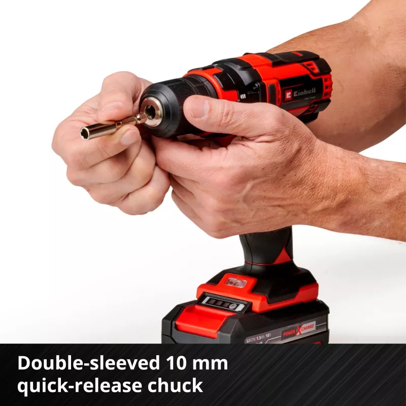 akkuruuvinväännin Einhell 4513914, 18V litiumioni, 185x63x188 mm