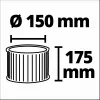Einhell 2351126 laskosuodatin märkä-/kuivaimureille, pölyluokka L