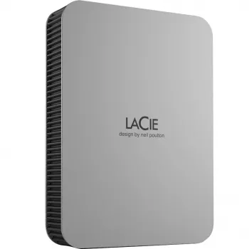 LaCie Mobile Drive Secure STLR2000400 - kiintolevy - salattu - 2 TB - ulkoinen (kannettava) - USB 3.2 Gen 1 (USB-C-liitin) - itse salautuva