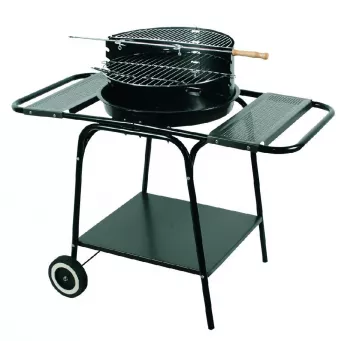 Pyöreä siirrettävä grilli Masterilta kahdella hyllyllä MG906