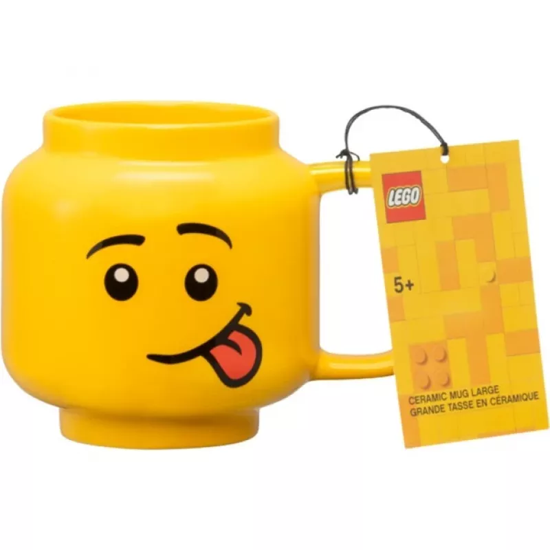 LEGO keraaminen muki Silly, iso keltainen