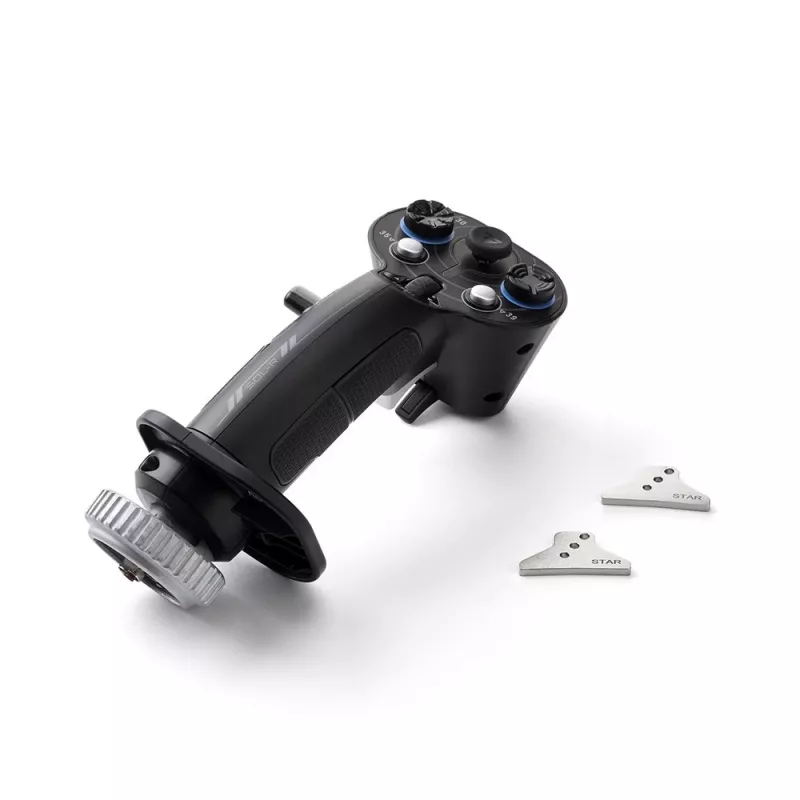 Flightstick-lisäkahva Thrustmaster Sol-R 3 AVA, musta, USB Type-C, analoginen/digitaalinen, PC, 75×115×200 mm