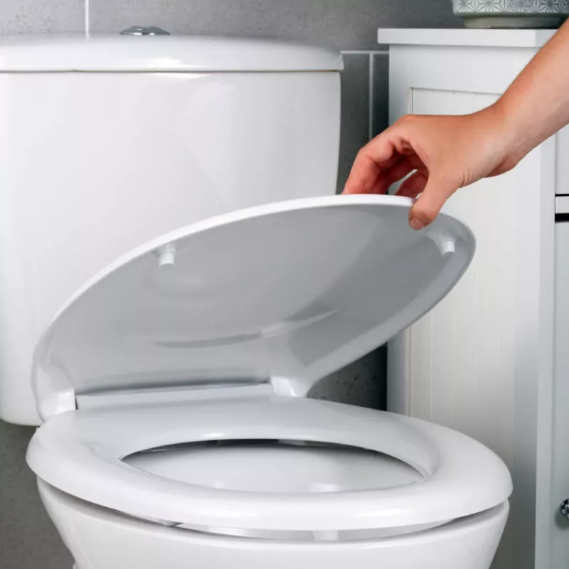 WC-istuin Beldray LA030252UFFEU7 — antibakteerinen, helppohoitoinen muotoilu