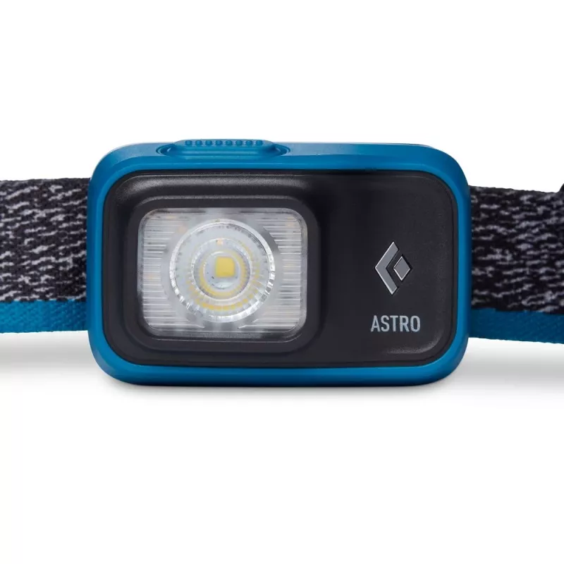 Black Diamond Astro 300 musta, sininen otsapanta taskulamppu