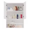 Topeshop POLA MINI DK valkoinen kylpyhuonekaappi valkoinen
