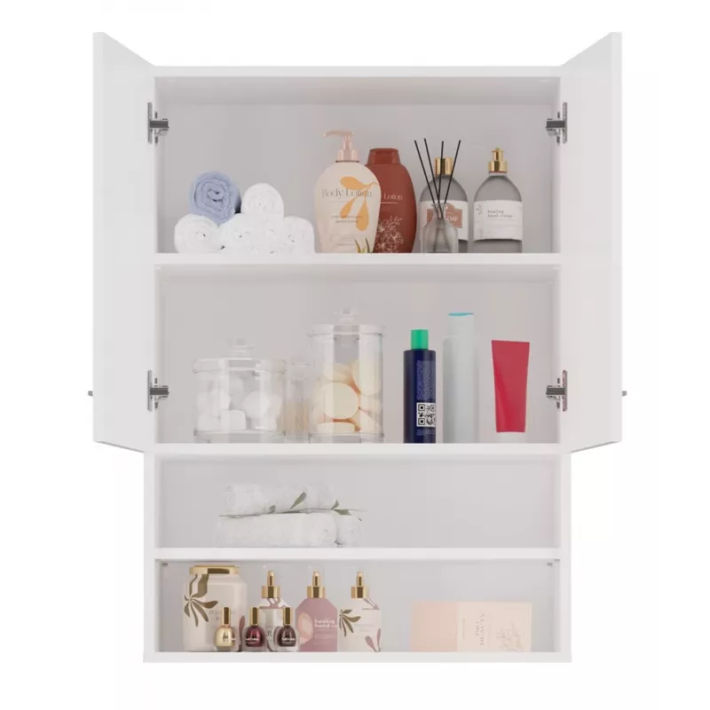 Topeshop POLA MINI DK valkoinen kylpyhuonekaappi valkoinen