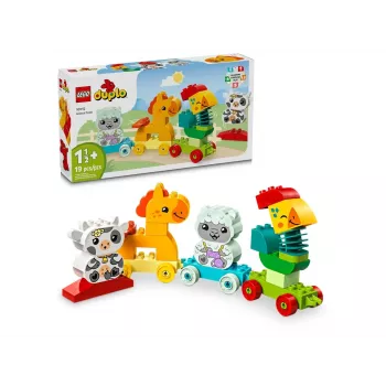 LEGO DUPLO 10412 My First eläinjuna, rakennussarja, 19 palaa, 18 kuukaudesta alkaen