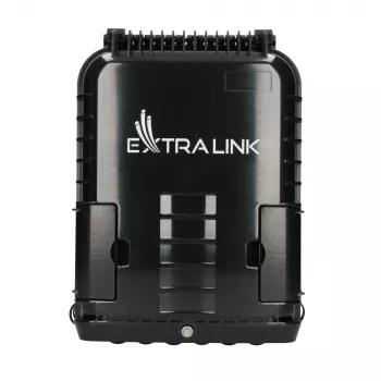 Extralink kuitu-liitäntärasia Jennifer 16 säiettä musta liittimellä