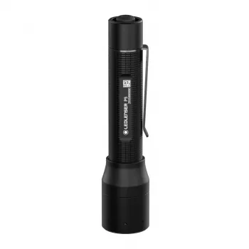 Käsivalaisin Ledlenser P5 musta, LED, 140 lm, AA-paristo, IP54, alumiini, taskuklipsi