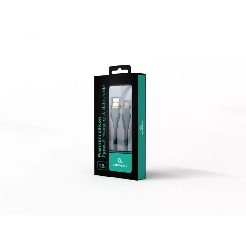 Type-C USB -lataus- ja datakaapeli, 1,5 m, vihreä