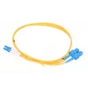 Kuitupatch-kaapeli Extralink EX.3630, 0,5 m, G.657.A1, SC - LC, FTTH, duplex, keltainen
